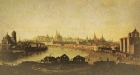 Вид на воспитательный дом и Кремль от Устьинского моста